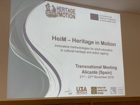 HeiM Meeting in Alicante - First Day