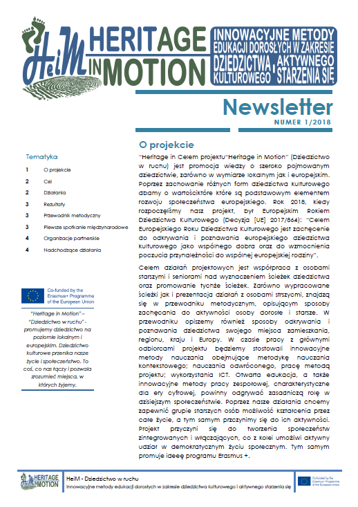 Newsletter 1 PL